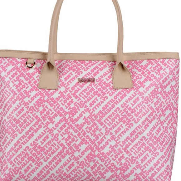 💕Roberto Cavalli tote - Picture 1 of 7